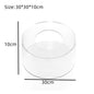 Présentoir Gâteau Acrylique Rond Socle Transparent