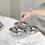Coupe Service Inox Trois Sections