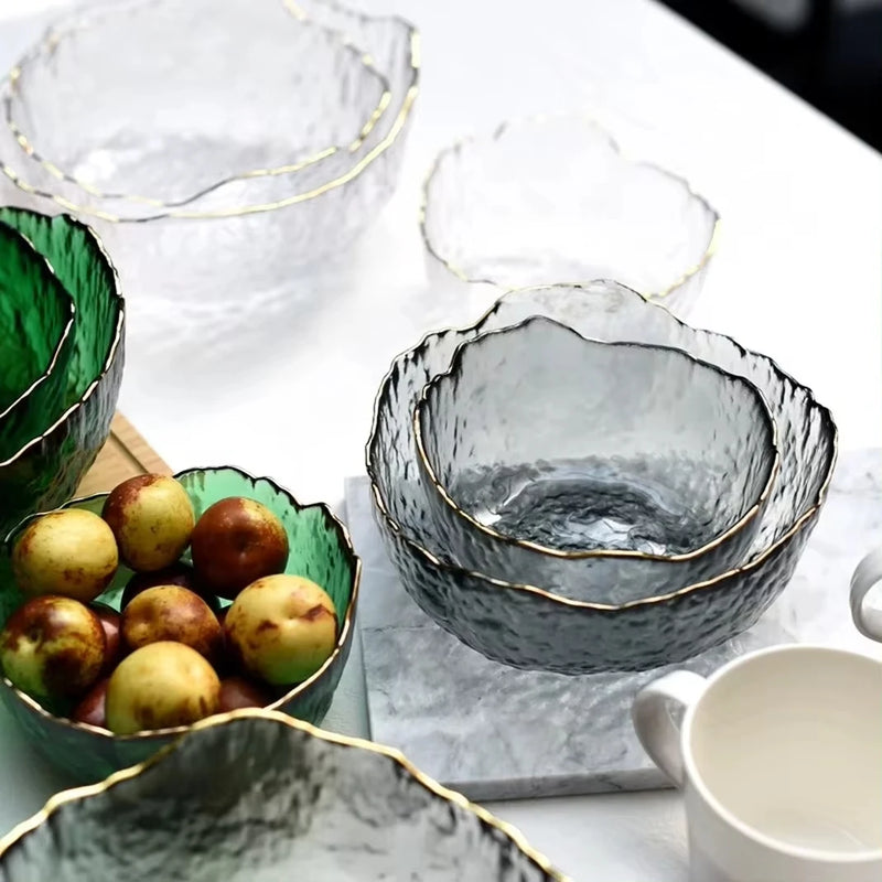 Grand Bol de Service en Verre