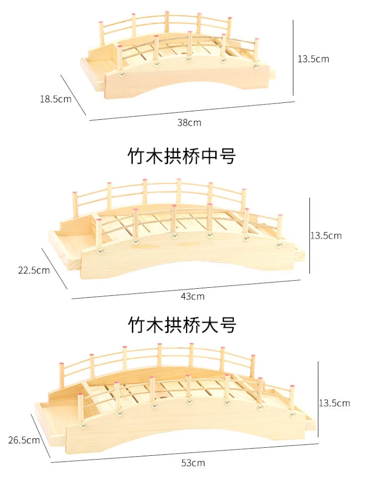 Plateau à Sushi en Bois et Bambou