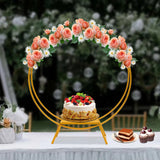 Présentoir à Gâteaux Doré Mariage