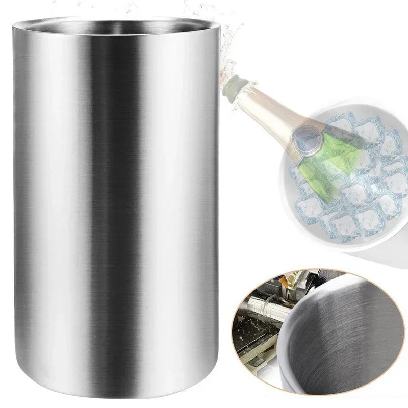 Seau à Champagne Inox Double Paroi