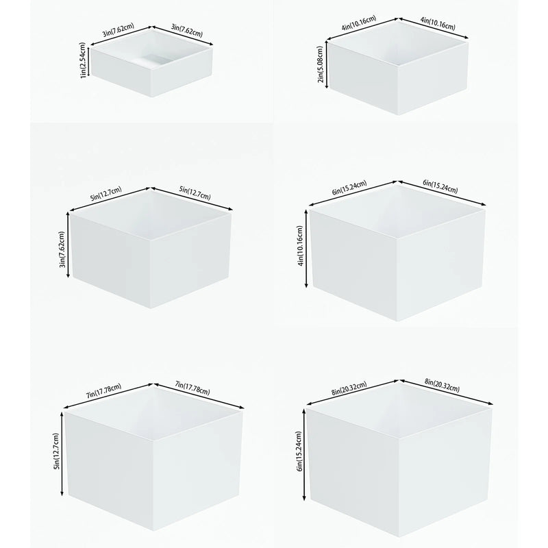 Présentoir Buffet Cubes Acryliques Réception