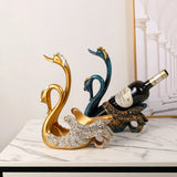 Présentoir Vin Cygne Décoratif