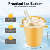 Seau à Glace Doré sur Pied