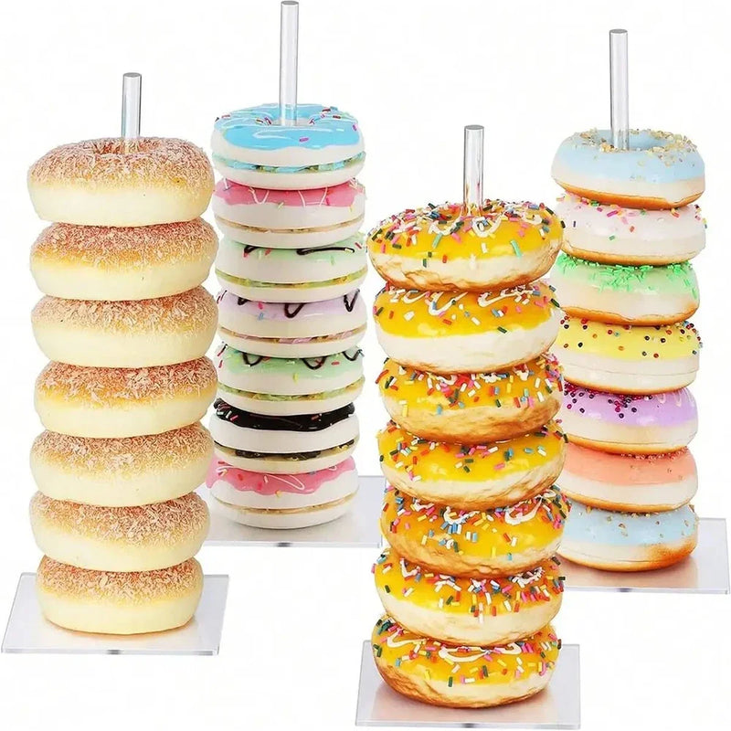 Présentoir à Donuts Acrylique Transparent