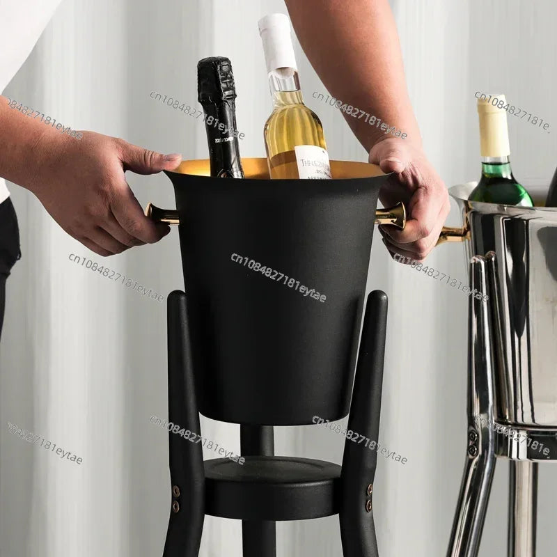 Rafraîchisseur Champagne Inox Trépied Luxe