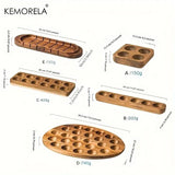 Présentoir à Œufs en Bois Multi-Compartiments