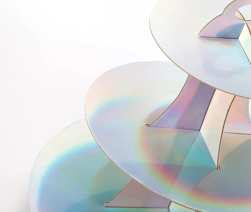 Présentoir Cupcake Carton Arc-en-Ciel
