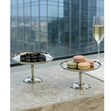Présentoir Gâteau Inox Argenté – présentoir boutique pâtisserie vitrine