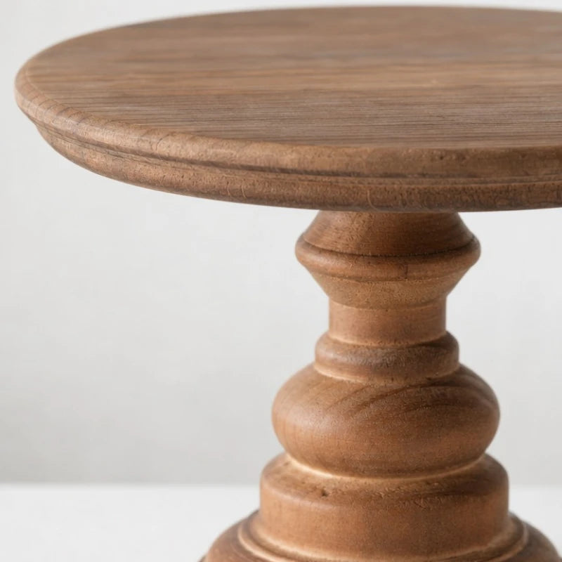 Présentoir Gâteau Bois Rustique Détachable