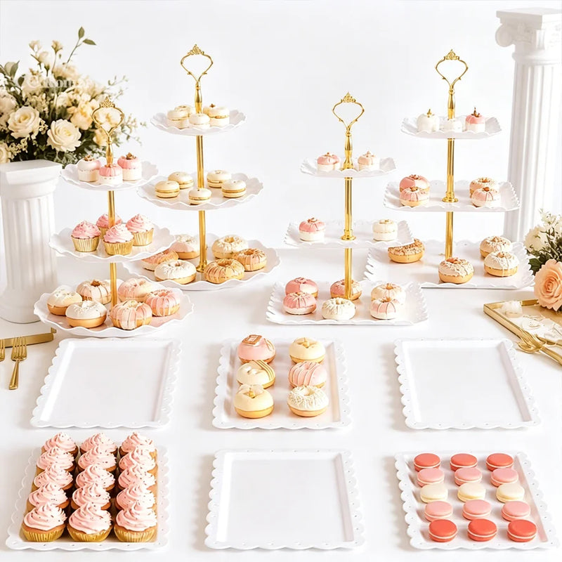 Ensemble Présentoirs Gâteaux Premium Réception