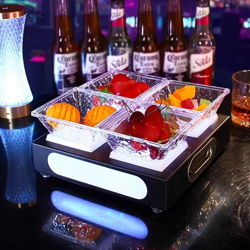 Plateau Lumineux LED Fruits et Snacks