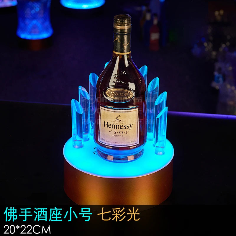 Présentoir Bouteille Lumineux LED Réception