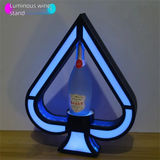 Présentoir Bouteille Pique Lumineux Bar