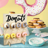 Présentoir Donuts Mural Bois Mariage