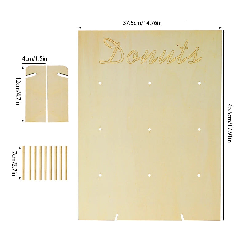 Présentoir Donuts Bois Mariage