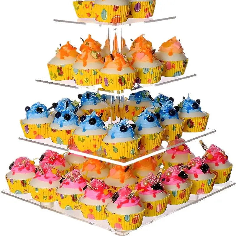 Présentoir Gâteau Mariage LED Cristal