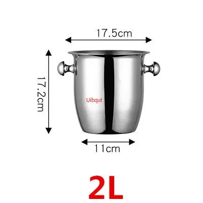 Seau à Glace Inox Baril Bar