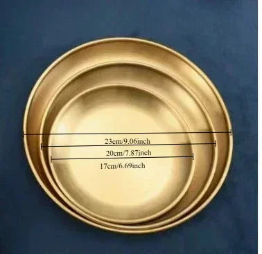 Plateau de Service Inox Lot de 3