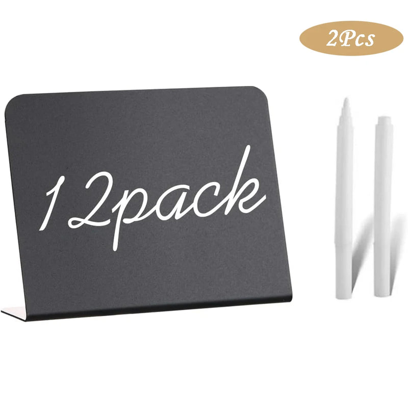 Porte-Étiquette Buffet Ardoise Lot de 12