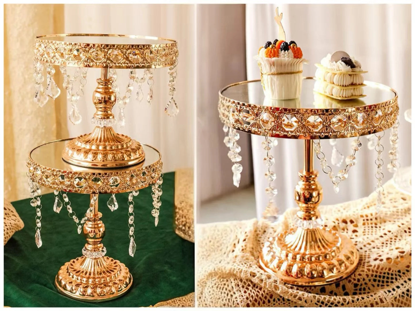 Présentoirs Cristal Cylindriques Lot