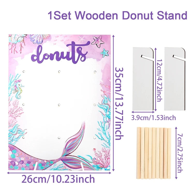 Mur de Donuts Rustique Buffet