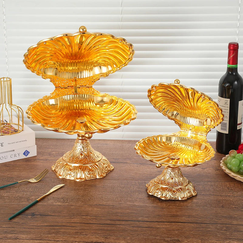 Coupe à Fruits Piédestal en Alliage de Zinc