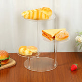 Présentoir Cupcake Acrylique 4 Étages – set buffet événement chic et moderne