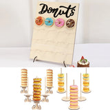 Plateau Support à Donuts Bois