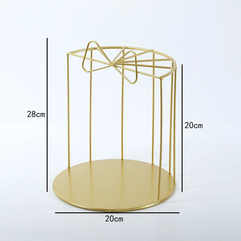 Présentoir Gâteau Doré Multi-Usages