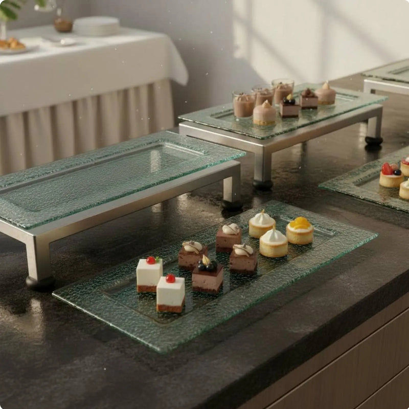 Présentoir Buffet Céramique 3 Étages