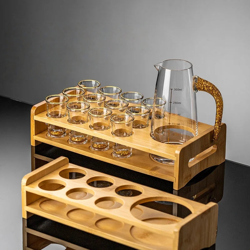 Porte-Verres à Vin en Bois