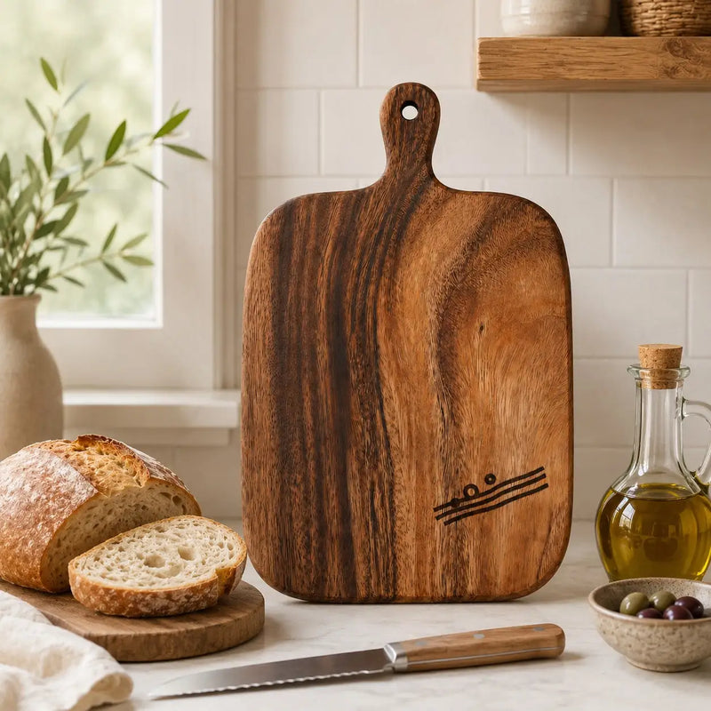 Planche à Fromage en Bois Sculptée