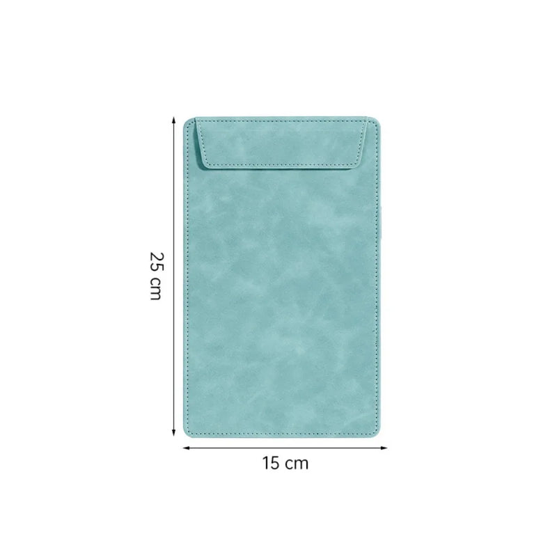 1 unidad, portamenús de ante, portapapeles magnético de piel sintética A4/A5/A6/A7/B5 con soporte para bolígrafo, bloc de notas para restaurante/cafetería/bar/hotel