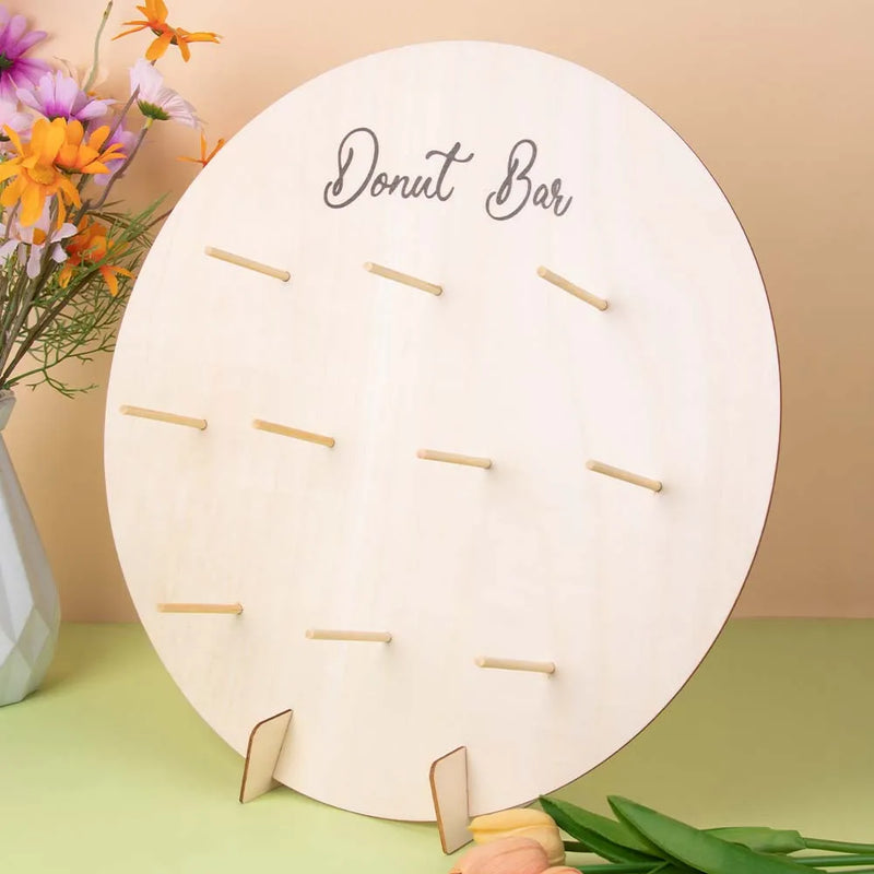 Présentoir Donuts Bois Mariage
