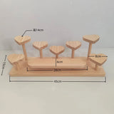 Présentoir Bois Multi-Niveaux Pâtisserie