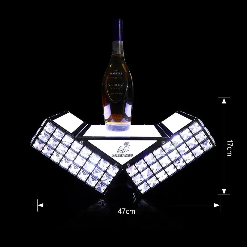 Présentoir Bouteille Château LED Laser