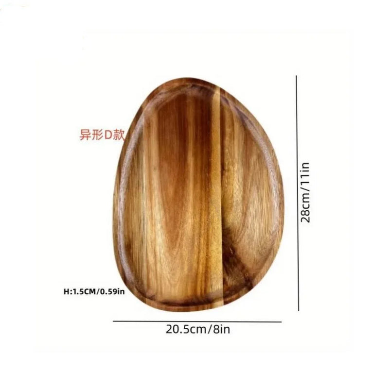 Plateau Fruits Bois Japonais Multi-Formes