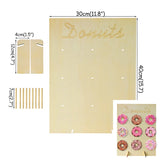 Panneau Mural Bois Présentoir Donuts