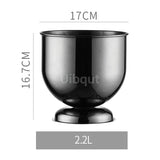 Seau à Champagne Inox Tête Tigre
