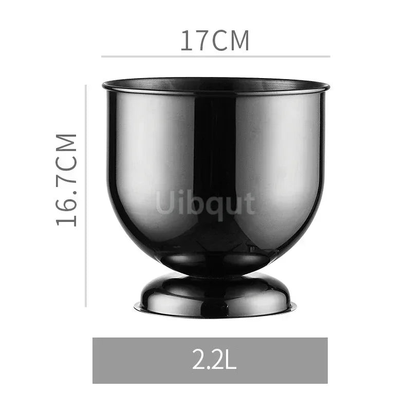 Seau à Champagne Inox Tête Tigre