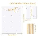 Présentoir Donuts Bois Mariage
