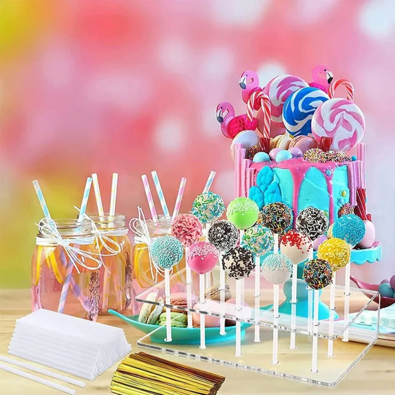 Présentoir Cake Pop Bonbons Acrylique