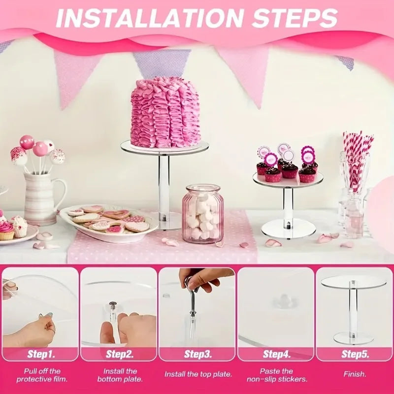 Présentoir Cupcakes Acrylique Multi-Tailles