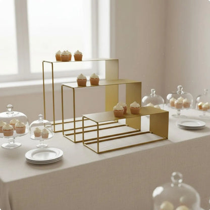Présentoir Pâtisserie Métal Étagé
