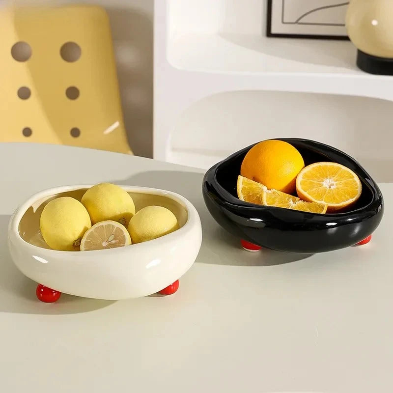 Frutero de cerámica, ensaladera, cesta de frutas, plato para dulces, bandejas para aperitivos, plato para sushi, platos para postre, plato para dim sum, platos llanos