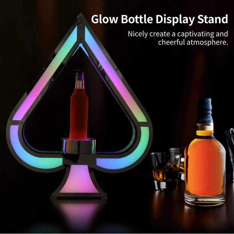 Présentoir Bouteille Vin Lumineux LED