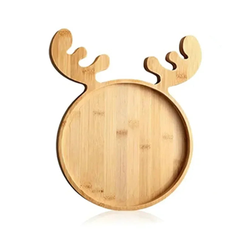 Plateau de Service Bois Motif Noël