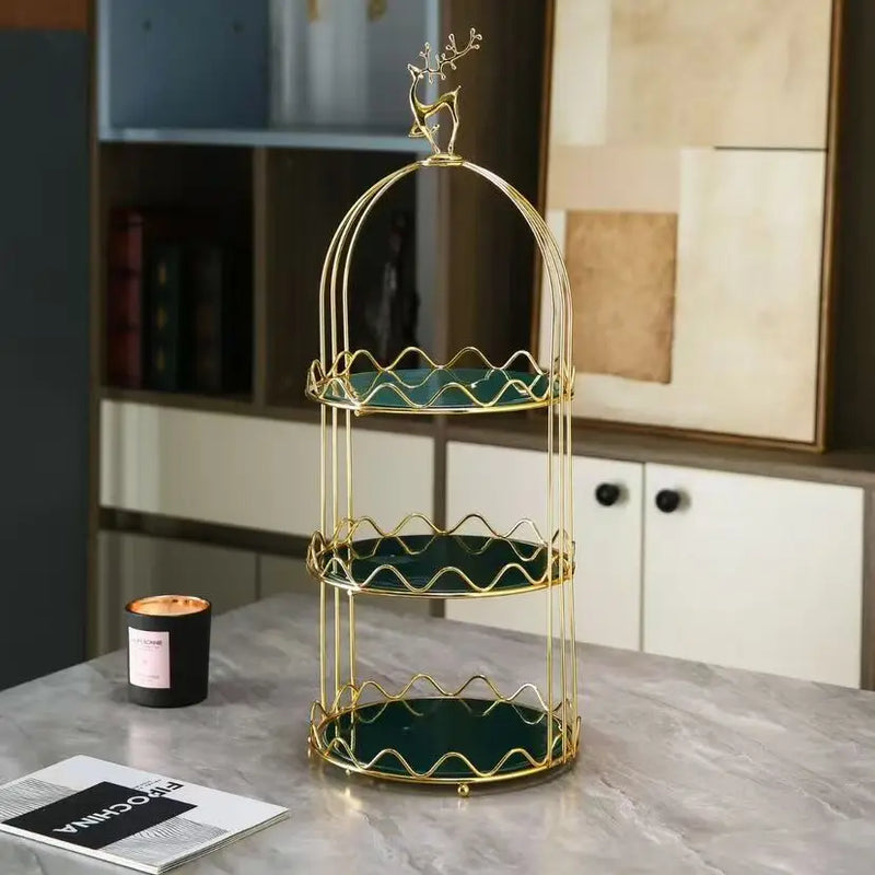 Présentoir à Gâteaux Thé Mariage Chic